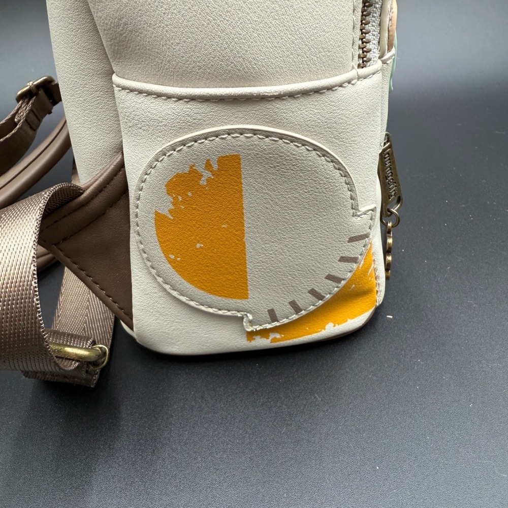 Star Wars Loungefly Baby Yoda Mini Backpack With Faux Leather & Appliqué Design - Picture 5 of 8